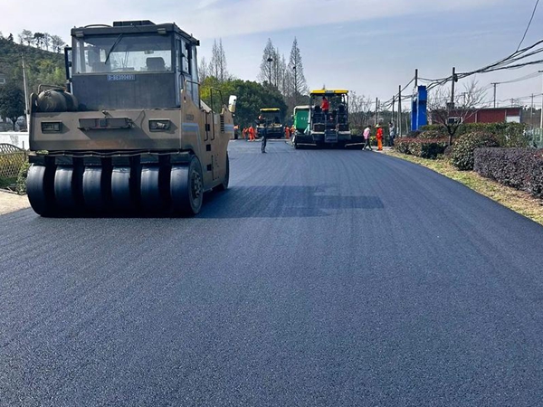临海杭州余杭区城区沥青道路改扩建工程竣工验收